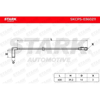 Crankshaft Pulse Sensor Stark SKCPS-0360211 SKCPS-0360211 - photo 5