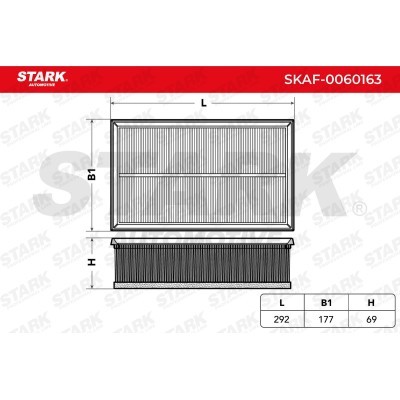 Air Filter Stark SKAF-0060163 SKAF-0060163 - photo 3