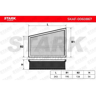 Air Filter Stark SKAF-0060867 SKAF-0060867 - photo 3