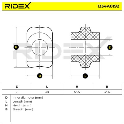 Stabiliser Bar Mounting RIDEX 1334A0192 1334A0192 - photo 5