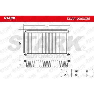 Air Filter Stark SKAF-0060381 SKAF-0060381 - photo 3