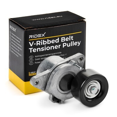 Belt Tensioner V-Ribbed Belt RIDEX 310T0323 310T0323 - photo 1
