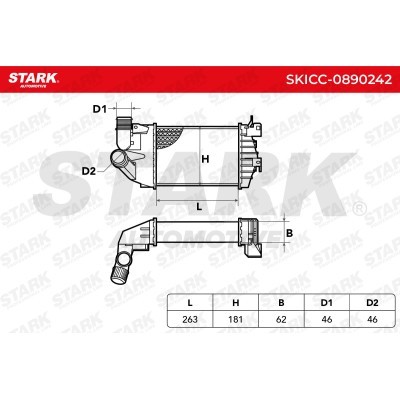 Intercooler, Charger Stark SKICC-0890242 SKICC-0890242 - photo 5