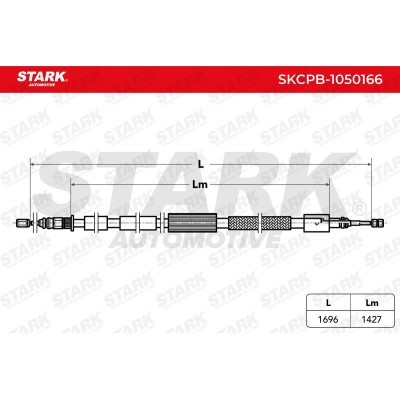 Cable Pull, Parking Brake Stark SKCPB-1050166 SKCPB-1050166 - photo 4