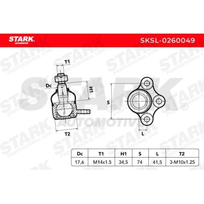 Ball Joint Stark SKSL-0260049 SKSL-0260049 - photo 8
