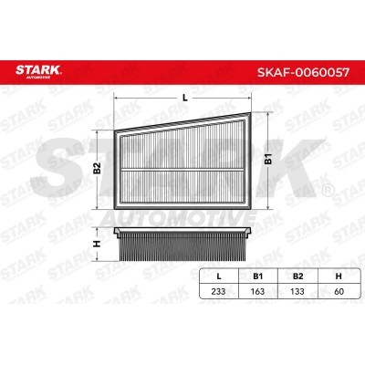 Air Filter Stark SKAF-0060057 SKAF-0060057 - photo 2