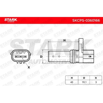 Crankshaft Pulse Sensor Stark SKCPS-0360166 SKCPS-0360166 - photo 7