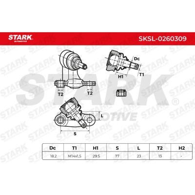 Ball Joint Stark SKSL-0260309 SKSL-0260309 - photo 2