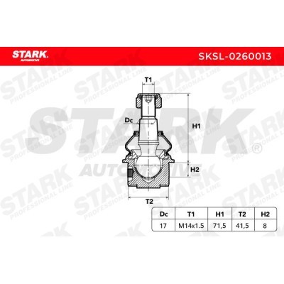 Ball Joint Stark SKSL-0260013 SKSL-0260013 - photo 5