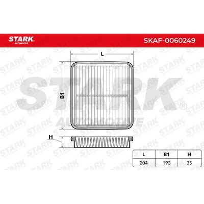 Air Filter Stark SKAF-0060249 SKAF-0060249 - photo 6