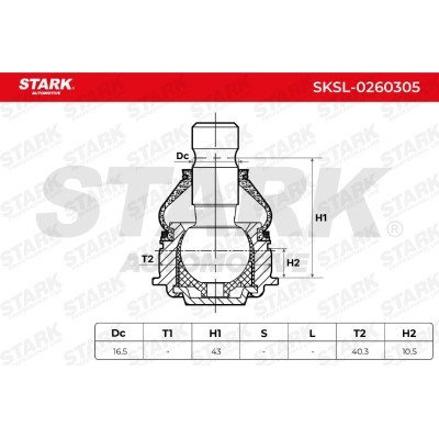 Ball Joint Stark SKSL-0260305 SKSL-0260305 - photo 6