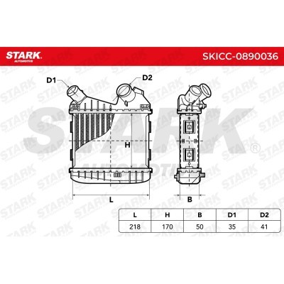 Intercooler, Charger Stark SKICC-0890036 SKICC-0890036 - photo 5