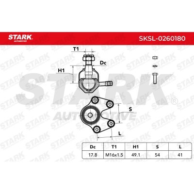 Ball Joint Stark SKSL-0260180 SKSL-0260180 - photo 3