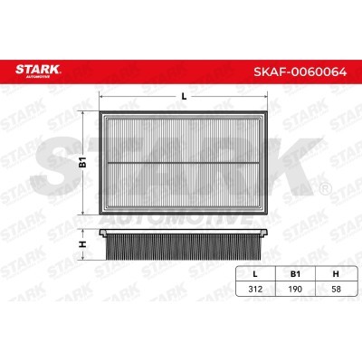Air Filter Stark SKAF-0060064 SKAF-0060064 - photo 6