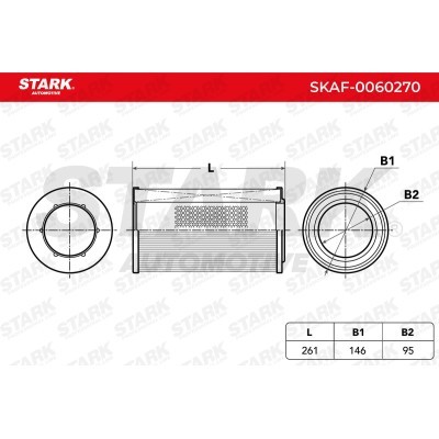 Air Filter Stark SKAF-0060270 SKAF-0060270 - photo 3