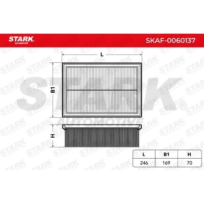 Air Filter Stark SKAF-0060137 SKAF-0060137 - photo 3