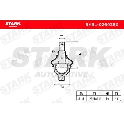 Ball Joint Stark SKSL-0260280 SKSL-0260280 - photo 6