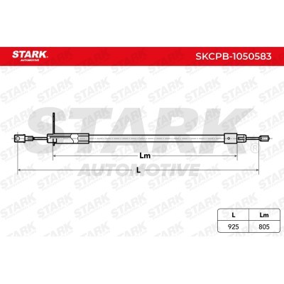 Cable Pull, Parking Brake Stark SKCPB-1050583 SKCPB-1050583 - photo 6