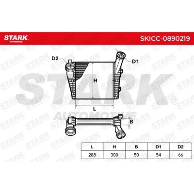 Intercooler, Charger Stark SKICC-0890219 SKICC-0890219 - photo 6