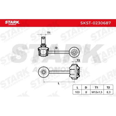 Stabilizer Link Stark SKST-0230687 SKST-0230687 - photo 6