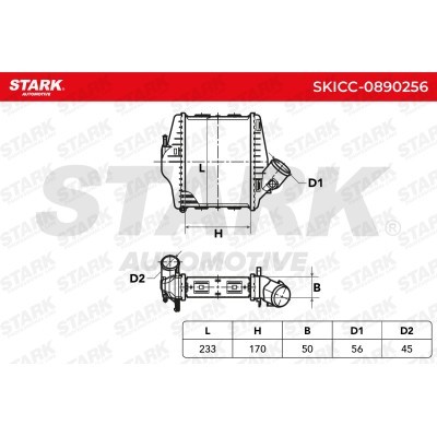 Intercooler, Charger Stark SKICC-0890256 SKICC-0890256 - photo 5