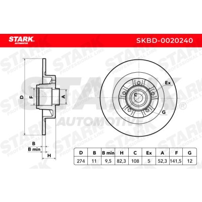 Brake Disc Stark SKBD-0020240 SKBD-0020240 - photo 6