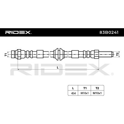 Brake Hose RIDEX 83B0241 83B0241 - photo 5