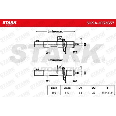 Shock Absorber Stark SKSA-0132657 SKSA-0132657 - photo 3
