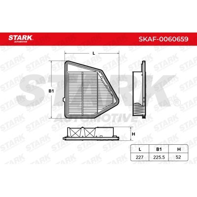 Air Filter Stark SKAF-0060659 SKAF-0060659 - photo 2