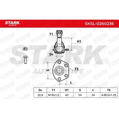 Ball Joint Stark SKSL-0260236 SKSL-0260236 - photo 5
