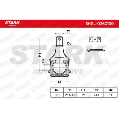 Ball Joint Stark SKSL-0260130 SKSL-0260130 - photo 5