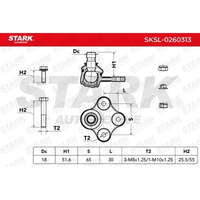 Ball Joint Stark SKSL-0260313 SKSL-0260313 - photo 7