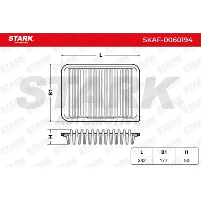 Air Filter Stark SKAF-0060194 SKAF-0060194 - photo 3