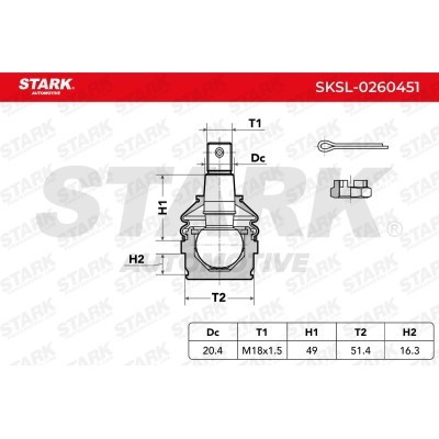 Ball Joint Stark SKSL-0260451 SKSL-0260451 - photo 5