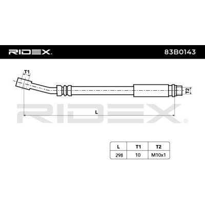 Brake Hose RIDEX 83B0143 83B0143 - photo 6