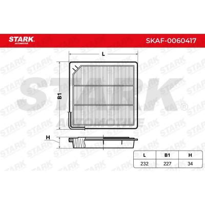 Air Filter Stark SKAF-0060417 SKAF-0060417 - photo 3