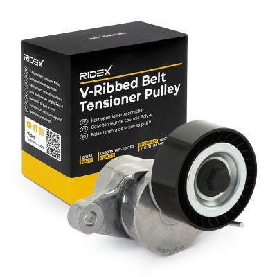 Belt Tensioner V-Ribbed Belt RIDEX 310T0370 310T0370 - photo 2