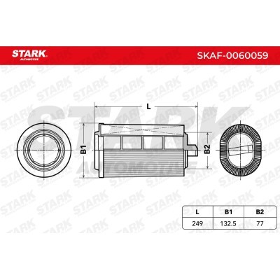 Air Filter Stark SKAF-0060059 SKAF-0060059 - photo 6