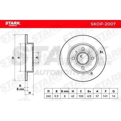 Brake Disc Stark SKOP-2007 SKOP-2007 - photo 7