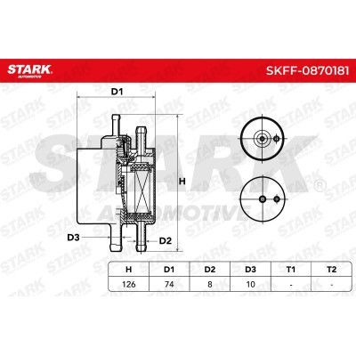 Fuel Filter Stark SKFF-0870181 SKFF-0870181 - photo 5