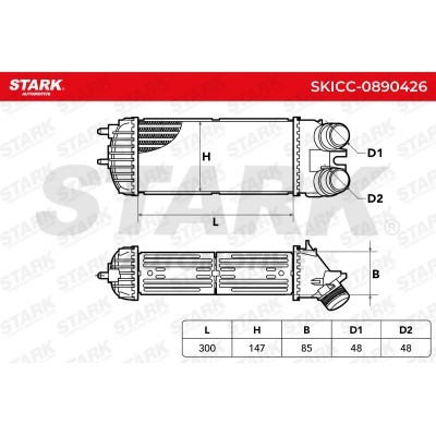 Intercooler, Charger Stark SKICC-0890426 SKICC-0890426 - photo 5