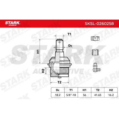 Ball Joint Stark SKSL-0260258 SKSL-0260258 - photo 6