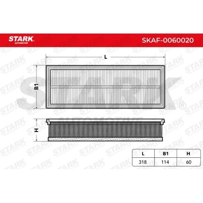 Air Filter Stark SKAF-0060020 SKAF-0060020 - photo 2