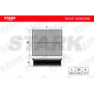 Air Filter Stark SKAF-0060196 SKAF-0060196 - photo 3