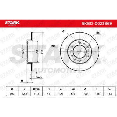 Brake Disc Stark SKBD-0023869 SKBD-0023869 - photo 5