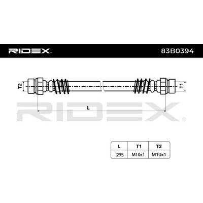 Brake Hose RIDEX 83B0394 83B0394 - photo 3