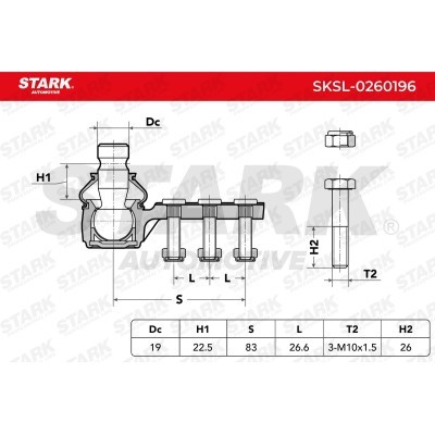 Ball Joint Stark SKSL-0260196 SKSL-0260196 - photo 5