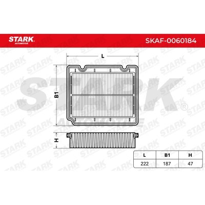 Air Filter Stark SKAF-0060184 SKAF-0060184 - photo 3