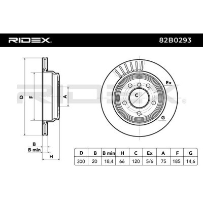 Brake Disc RIDEX 82B0293 82B0293 - photo 4