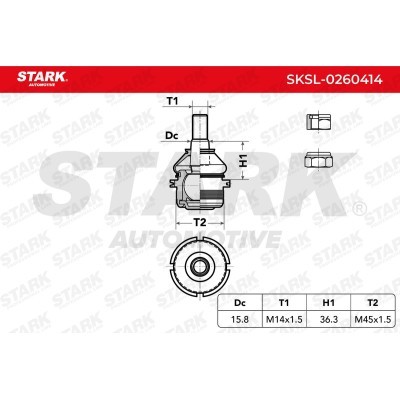 Ball Joint Stark SKSL-0260414 SKSL-0260414 - photo 6